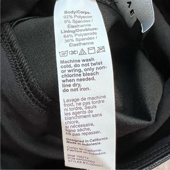 NWT Honeylove Black Vegan Leather Shaping Leggings - Small - Picture 6 of 9